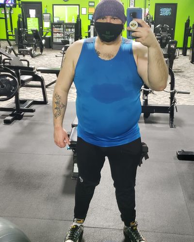 Customer photo review of Premium VIGILANTE Joggers