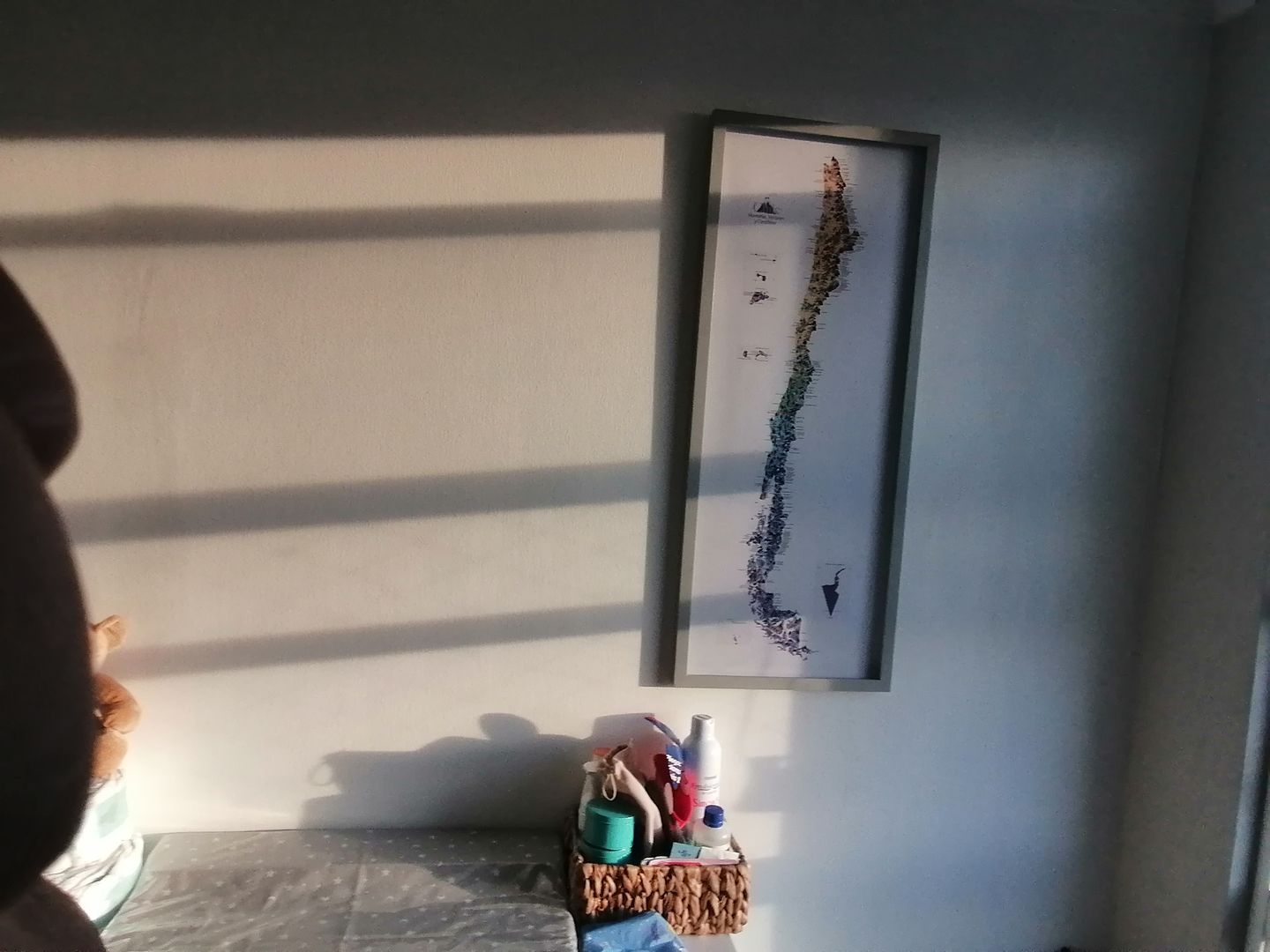 Customer photo review of Mapa de Montañas Volcanes y Cordilleras de Chile - Lámina