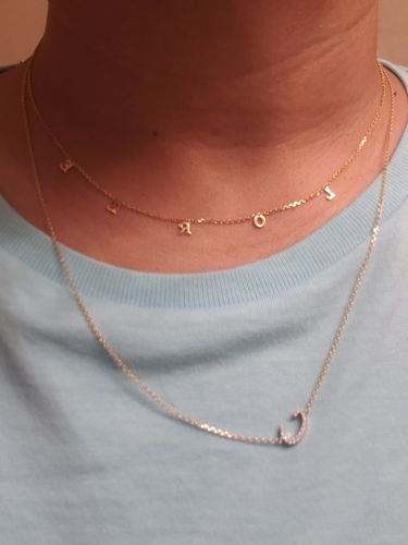 David Von Initial Necklace 2025