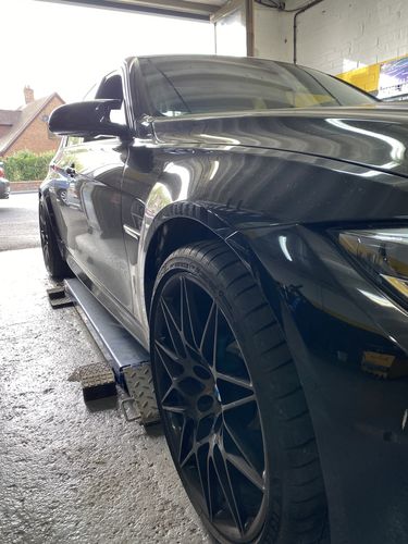 Customer photo review of 4 X HUB-CENTRIC WHEEL SPACERS INC BOLT KIT FOR BMW F SERIES M / M LITE