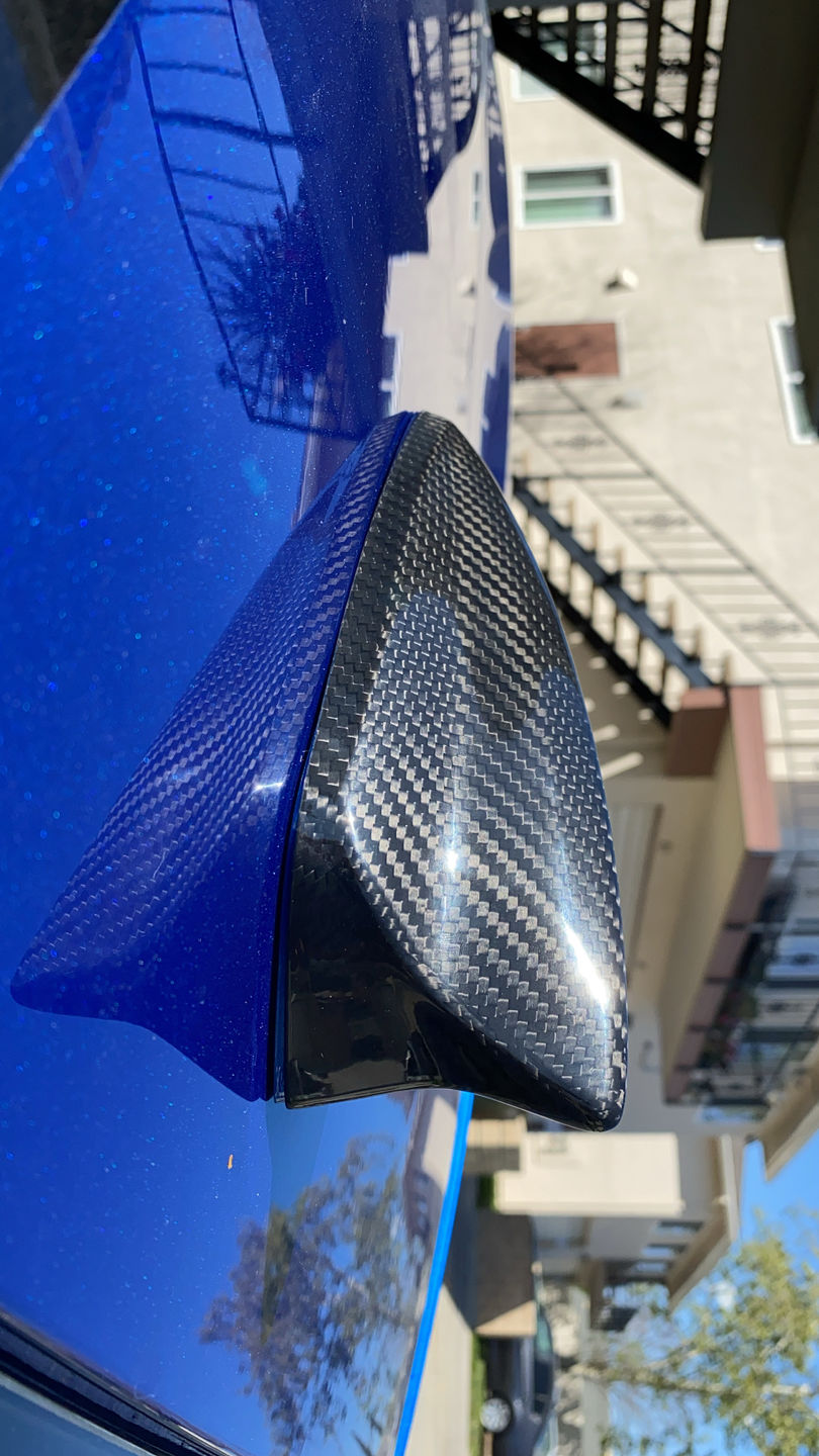 Customer photo review of Carbon Fiber Shark Fin Antenna Cover For Chevy Camaro 2016-2019