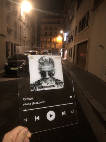 Customer photo review of SpotiPlate™ - Plaque personnalisée