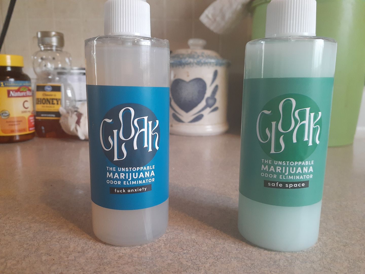 Customer photo review of Fuck Anxiety Cloak Spray