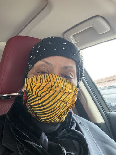Customer photo review of PACK OF 6 ADULT REUSABLE FACE MASK