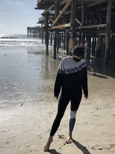 Customer photo review of Sunset Legging - Shadow / Onyx / Thunder