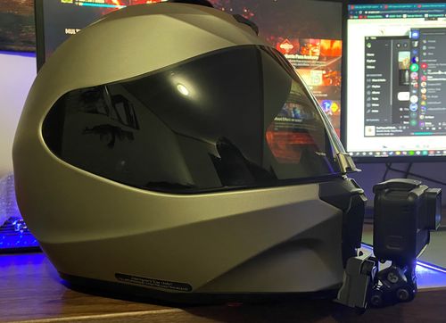 Customer photo review of Scorpion EXO-R420 Camera Mount