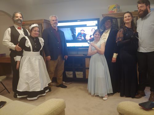 Customer photo review of Sherlock Holmes Murder Mystery Host Your Own Game Kit