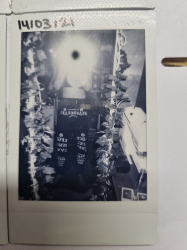 Customer photo review of Occult Letter Loose Pants