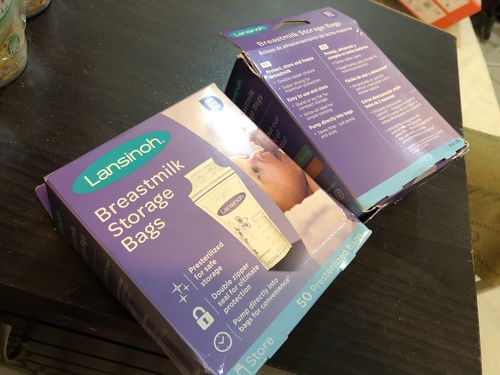 Customer photo review of Lansinoh Breastmilk Storage Bags, 50 count