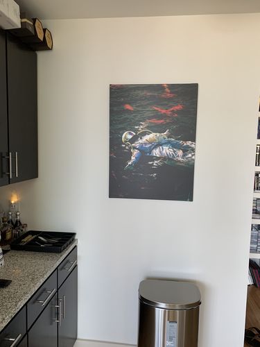 Customer photo review of Going with the Flow Canvas Set