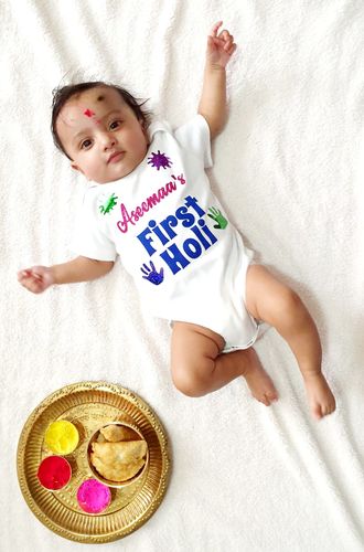 undefined review of Baby's  FIRST HOLI (Custom Name) image 1 out of 1