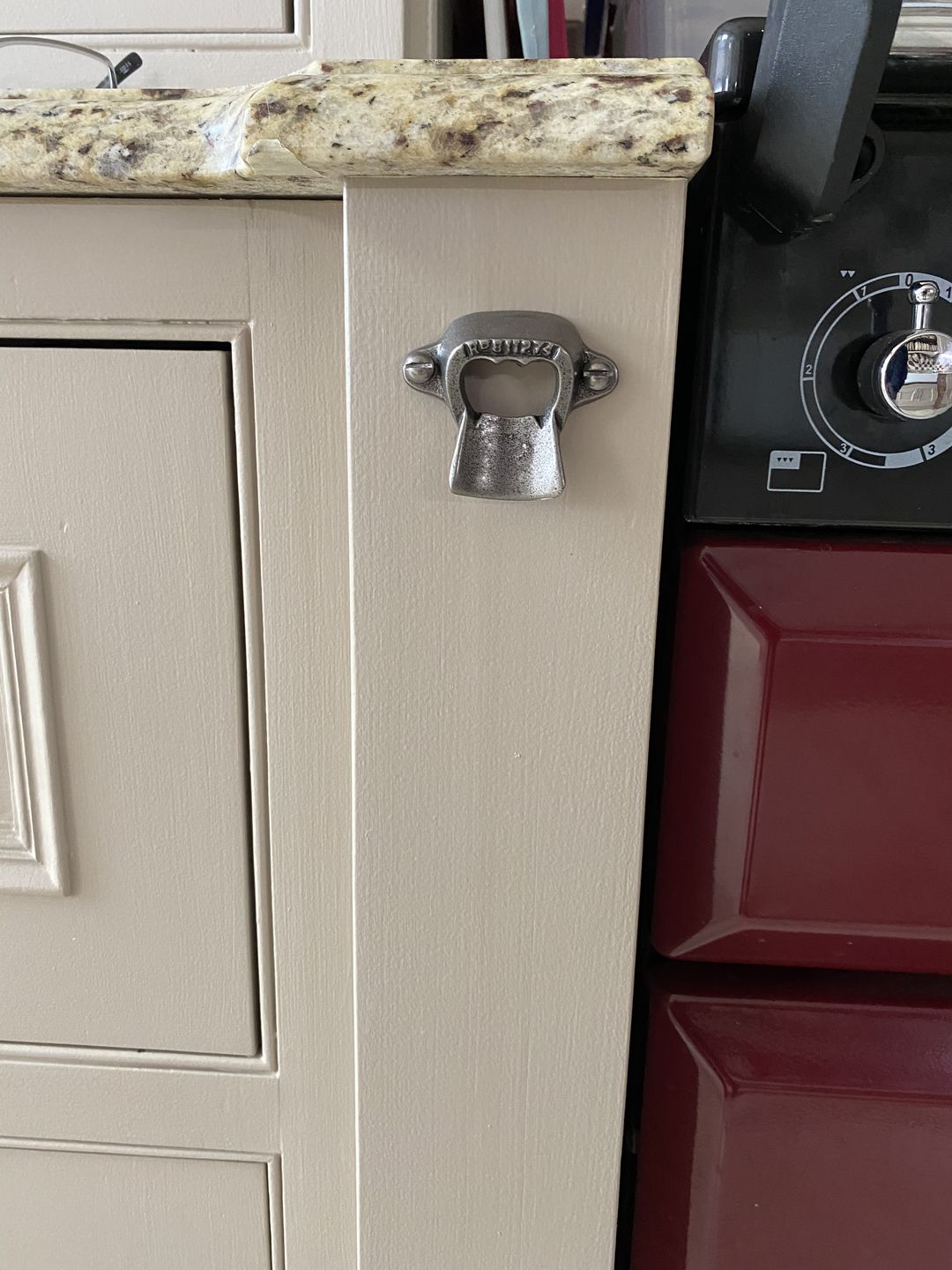 Customer photo review of Vintage Wall Mounted Bottle Opener