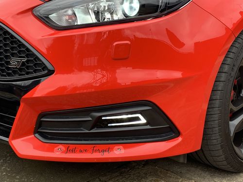 Customer photo review of Focus ST MK3.5 "PREDATOR” Style Fog Light Armour