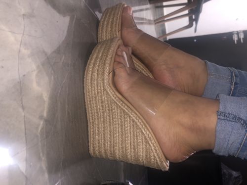 Customer photo review of Plataforma Miriam Transparente