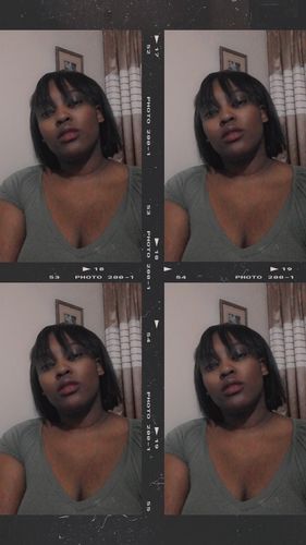 Customer photo review of Brazilian Fringe Bob - 8"
