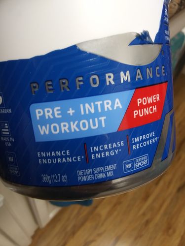 Customer photo review of FRUIT PUNCH 12pk + FREE 4pk Pre-Workout + FREE Shipping