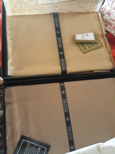 Customer photo review of Majestic 100% Cotton (Khaki) Unstitched