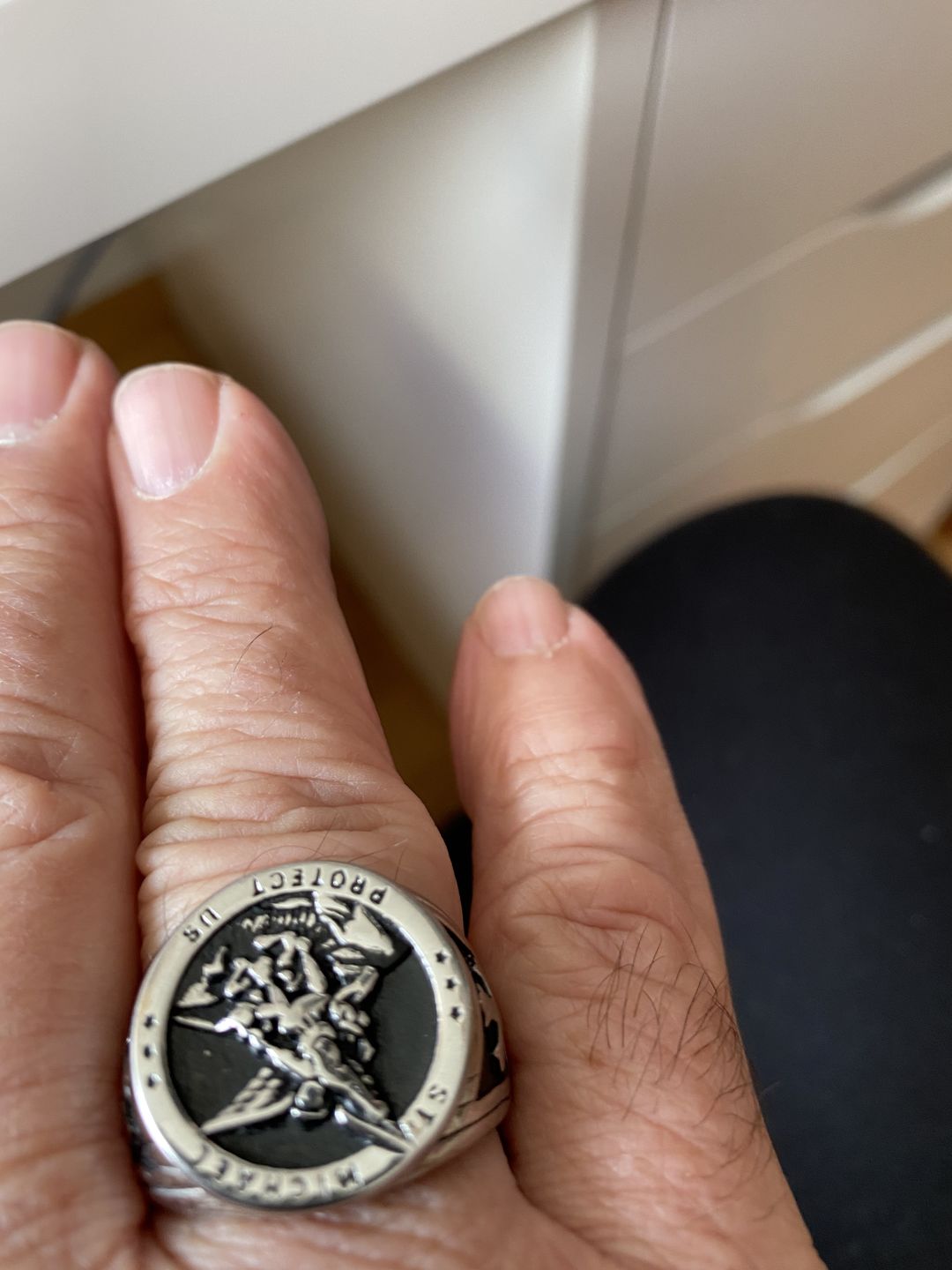 Customer photo review of Bague de l'Archange Michel