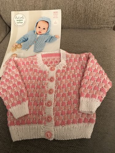 Customer photo review of Baby Mystery Knitting Box