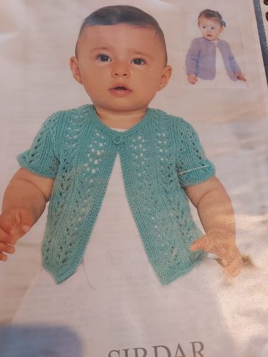 Customer photo review of Baby Mystery Knitting Box