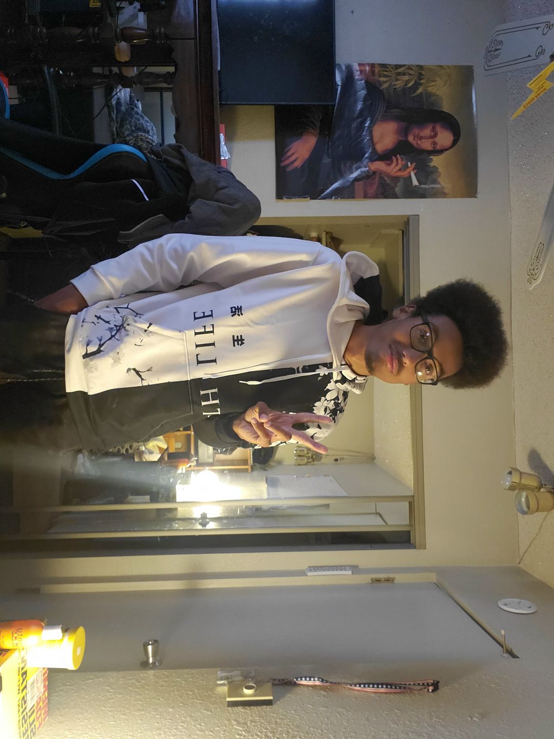 Customer photo review of Death & Life Hoodie