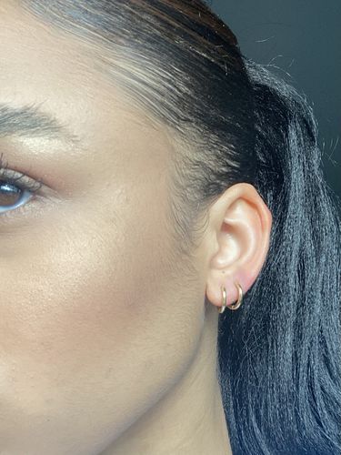Customer photo review of Basic Ohrringe
