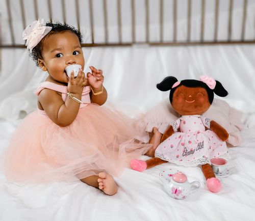 Customer photo review of Personalized Leyadoll (Strawberry) with Gift Bag - 2 Skin Tones