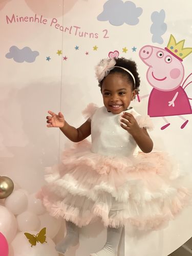 Customer photo review of Gracie dress (Pink)