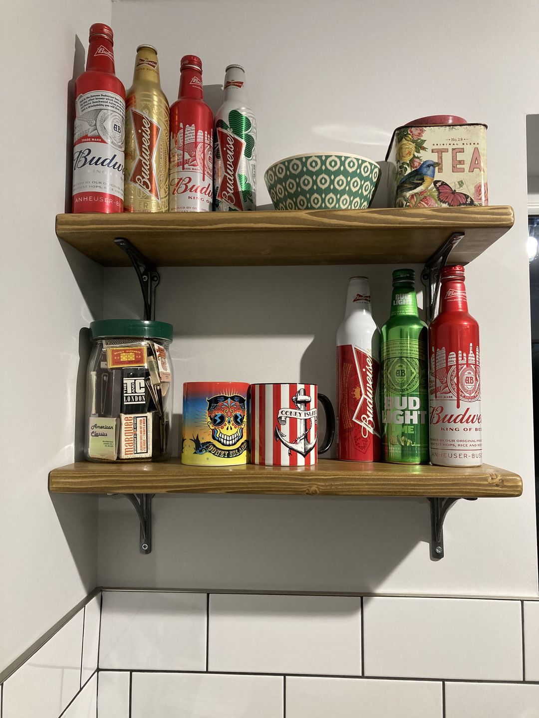 Customer photo review of 6 Inch Ironbridge Cast Iron Shelf Bracket