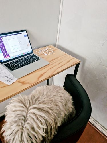 Customer photo review of Escritorio barato MIMA 80 x 40 Negro