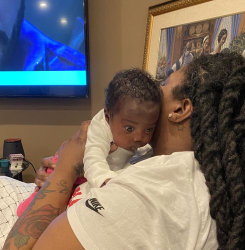 Customer photo review of Air Jordan 1 Retro High OG 'Hyper Royal