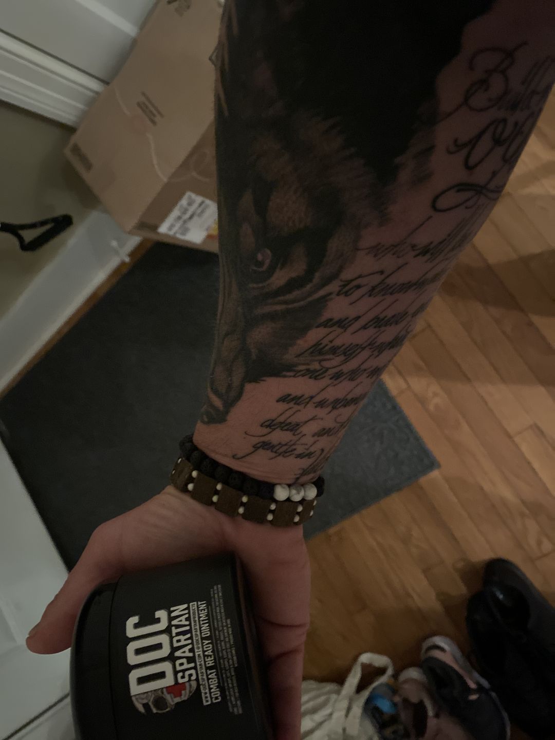 Customer photo review of Combat Ready Ointment - Mother of All Bottles (MOAB)