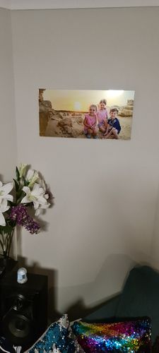 Customer photo review of Acrylic Mounting Panel - 30 x 60 cm