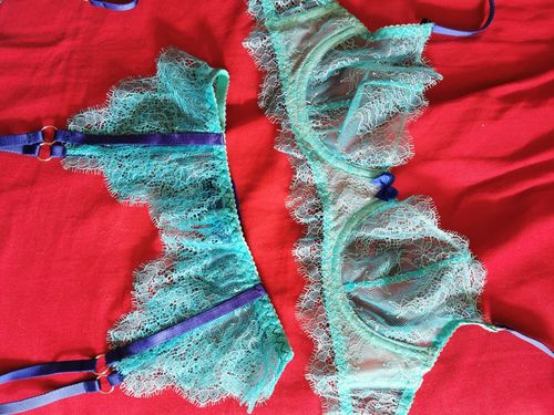 Customer photo review of Lucy Blue Slip