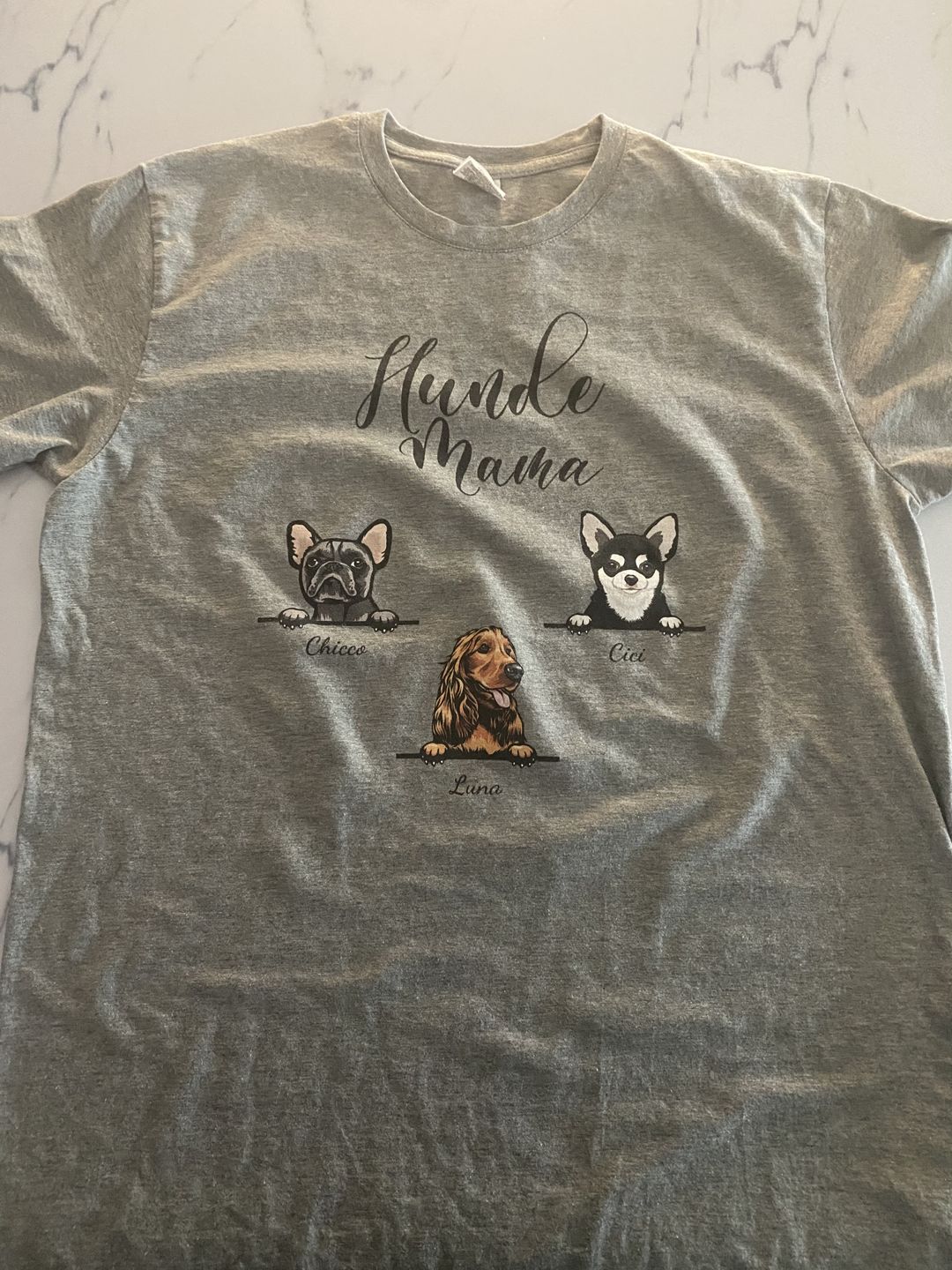 Customer photo review of Haustiereltern - Individuelles T-Shirt