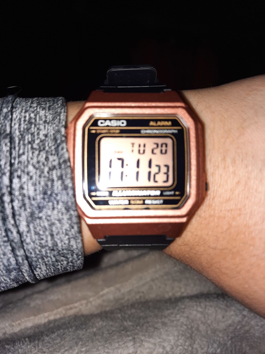 Customer photo review of Reloj Casio Vintage W-217HM-5AVDF Rosado