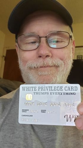 Customer photo review of White Privilege Card