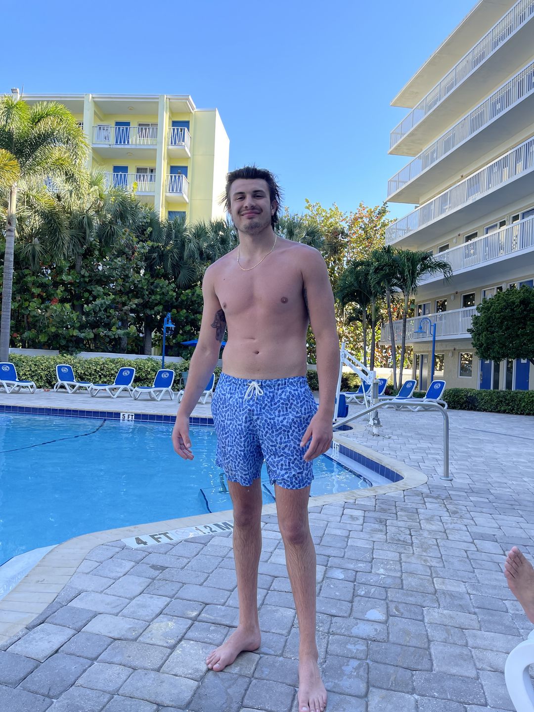 Customer photo review of Palm Stripes