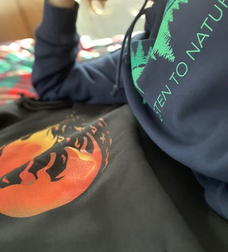 Customer photo review of LISTEN TO NATURE - Bio Unisex Hoodie (BASIC)