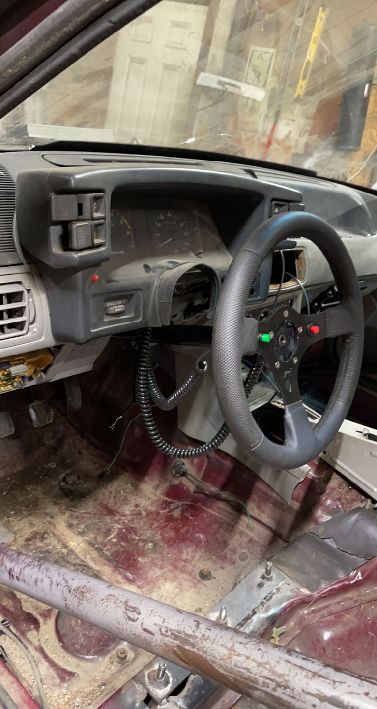 Customer photo review of Motion Raceworks 79-93 Ford Fox Body Mustang Chromoly Lightweight Steering Column