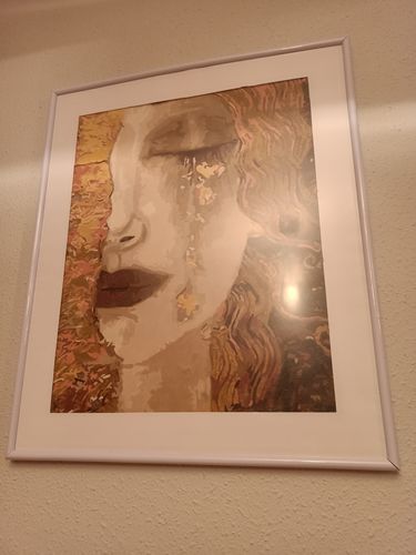Customer photo review of Gustav Klimt 'The Golden Tears'