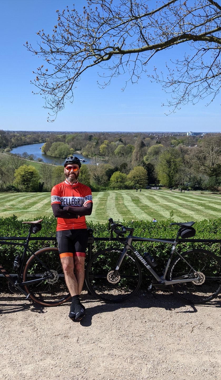 Customer photo review of Retro San Pellegrino Cycling Jersey - Orange