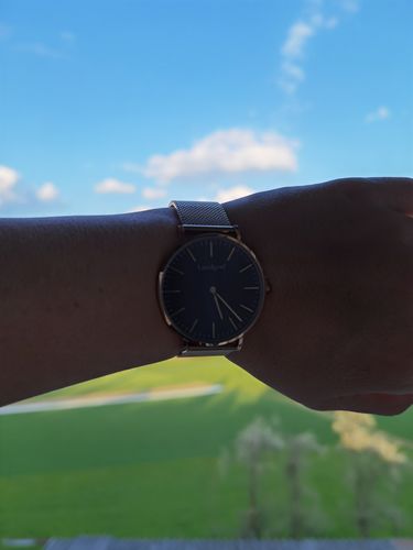 Customer photo review of World Edition Rosé Gold Black