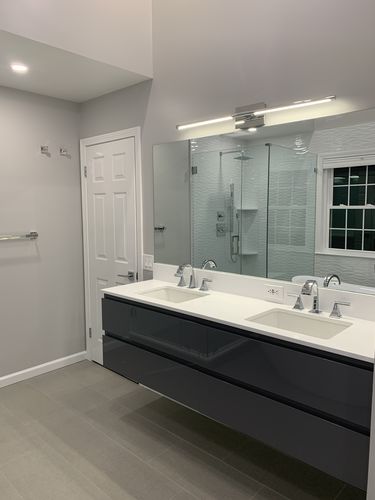 Customer photo review of Monterey Floating Vanity