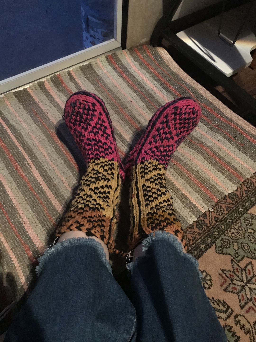 Customer photo review of Wool Mukluks Slippers