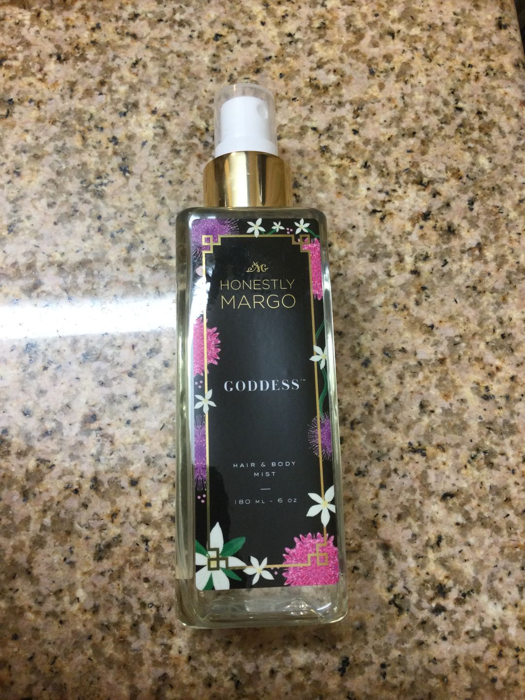 Customer photo review of Goddess Hair & Body Mist