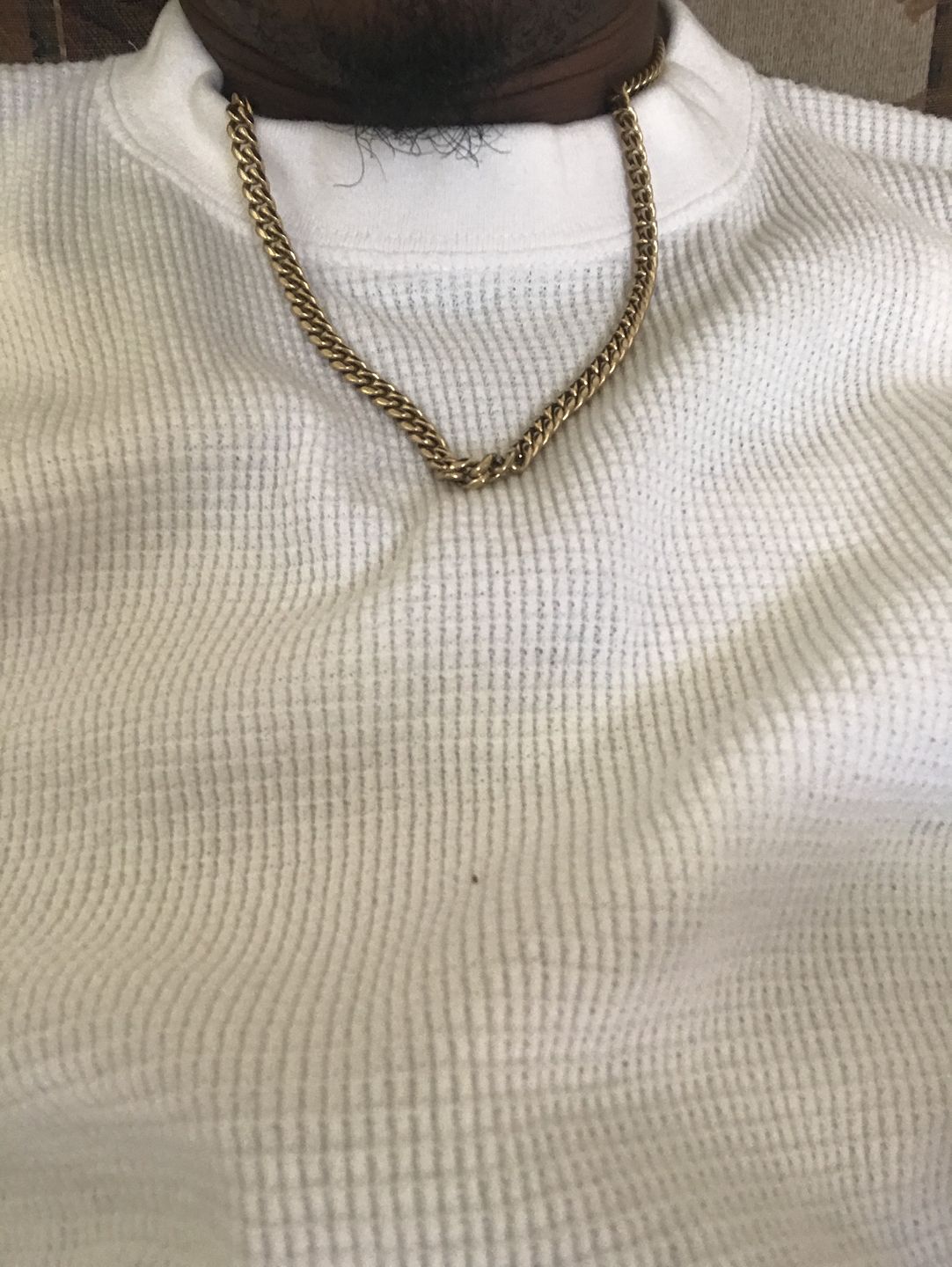 Customer photo review of 6mm 14K Gold IP Premium Miami Cuban Chain