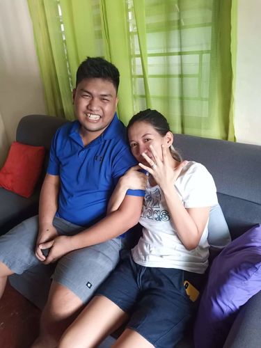 Customer photo review of 2ct Heraklion Engagement Ring