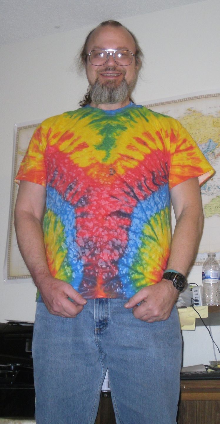 Customer photo review of Woodstock Tie Dye T Shirt
