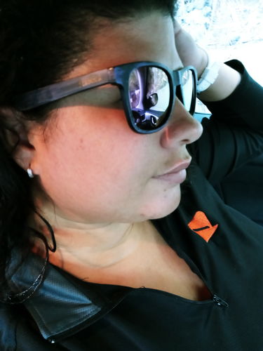 Customer photo review of Dashed Purple